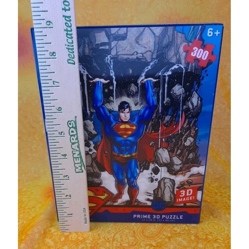 Superman DC Comics Prime‎ 3D Puzzle Jigsaw 300 Pieces The Man Of Steel 12x18